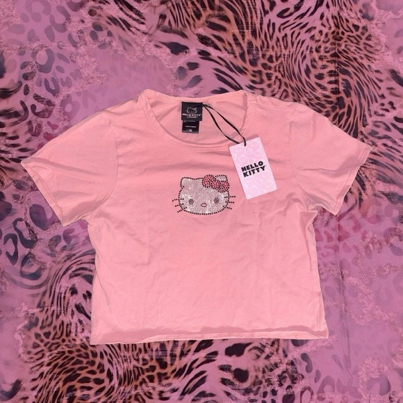 Hello Kitty Tops - Hello Kitty Blush Pink Short Sleeve Tee